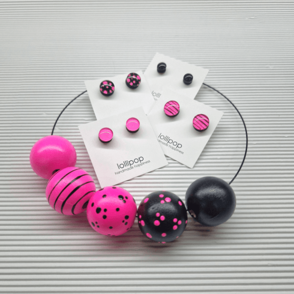 Колие „Black & pink"