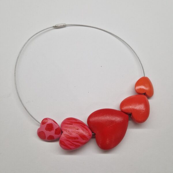 Колие "Heart & prints"