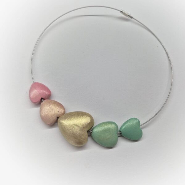 Колие "Glow heart"