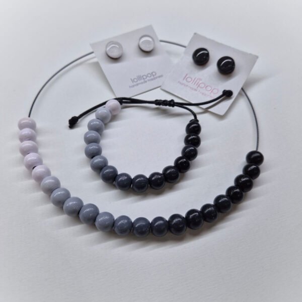 Комплект "Baby black pearls"
