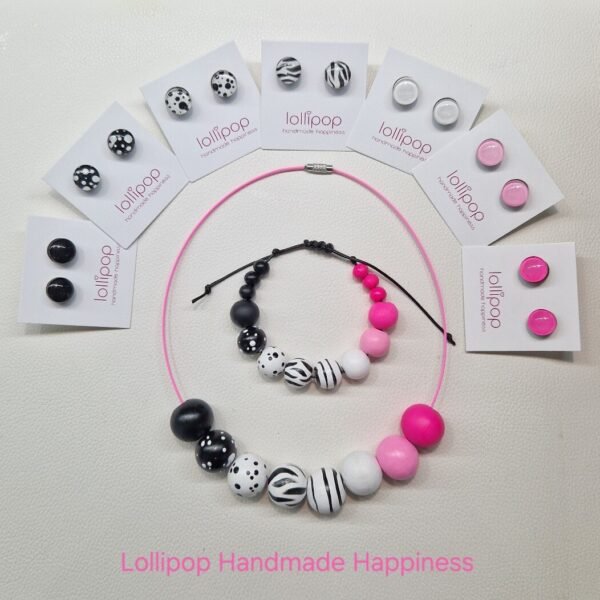 Комплект „Dots Stripes Pearls Pink “